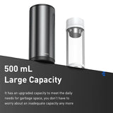 Compact Alloy Car and Office Trash Bin