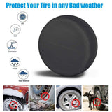 Cubiertas de neumáticos de coche de tela Oxford 210D resistentes a la intemperie: protección UV, protectores de ruedas a prueba de polvo
