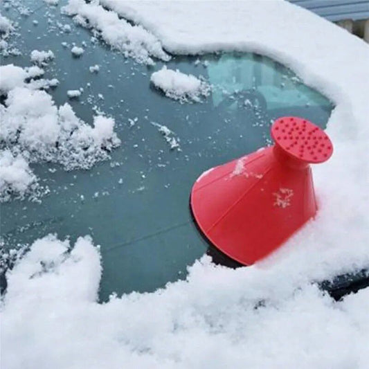 Embudo quitanieves y raspador de hielo para parabrisas mágico de invierno