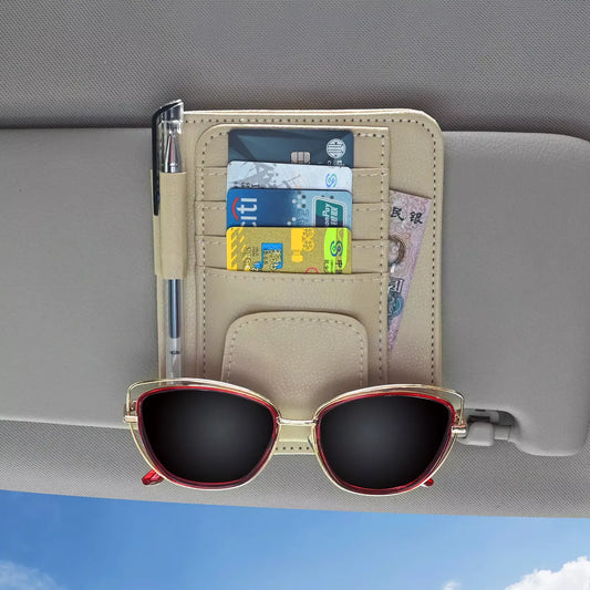 Multifunktions-Sonnenblenden-Organizer für den Autoinnenraum