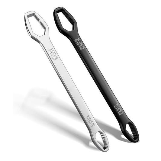 Llave de Trinquete Ajustable de Doble Cabeza - Llave Universal de 8-22 mm para Bicicletas y Coches