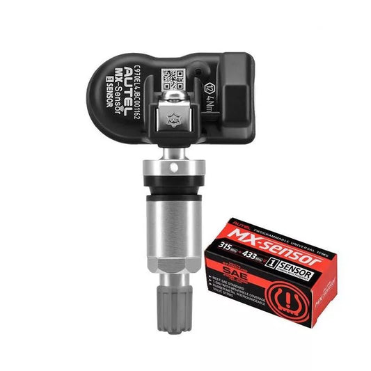 Universeller 2-in-1 TPMS Sensor Clamp-In 315/433 MHz - Reifendrucküberwachungssystem, programmierbar und klonbar
