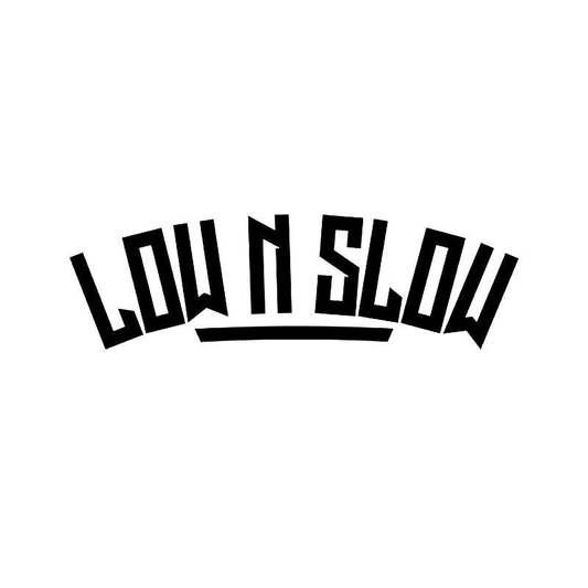 Vinyl Low N Slow Autoaufkleber - Personalisierter wasserfester Aufkleber zur Fahrzeugdekoration