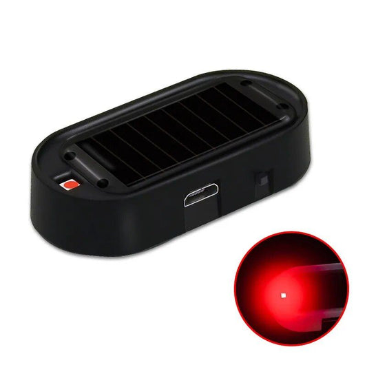Solarbetriebene LED-Sicherheitsleuchte fürs Auto