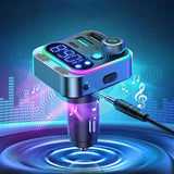 Cargador de coche USB de 4 puertos con carga rápida PD tipo C de 48 W