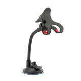Soporte universal para teléfono de coche con rotación de 360° para salpicadero - Soporte para GPS y teléfono móvil