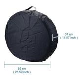 Cubiertas de neumáticos de coche de tela Oxford 210D resistentes a la intemperie: protección UV, protectores de ruedas a prueba de polvo