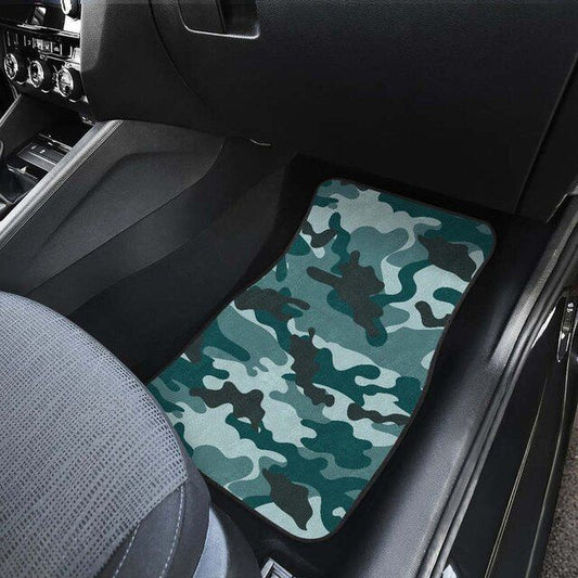 Waldgrüne Camouflage-Autofußmatten