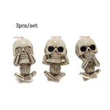 Cráneo creativo de la resina del ambientador de aire del coche para el aire acondicionado auto