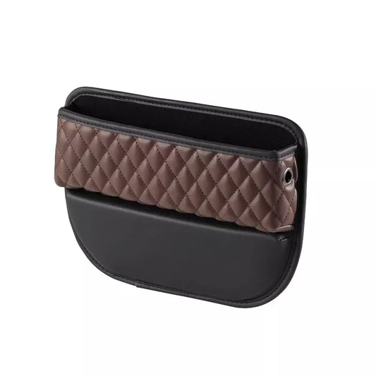 Organizador universal para espacio de asiento de automóvil - Caja de bolsillo de almacenamiento para asientos laterales del vehículo