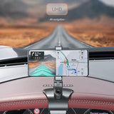 Soporte universal para teléfono para automóvil giratorio de 360 ° con múltiples ubicaciones y agarre antideslizante