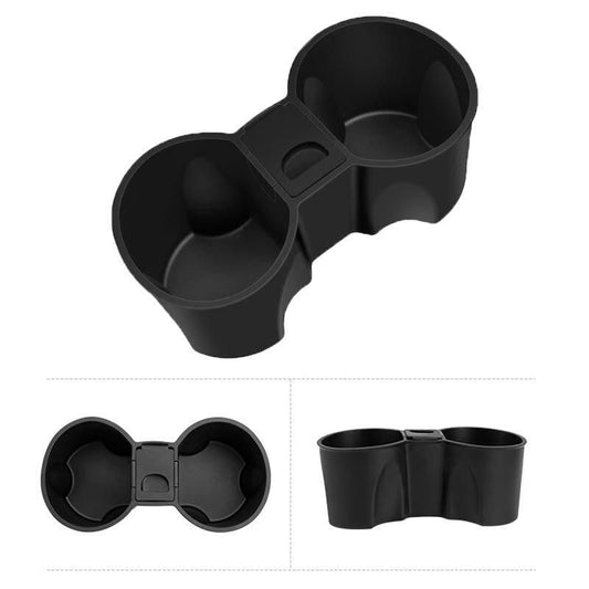 Inserto de portavasos de doble orificio para consola impermeable para modelo 3Y 2021