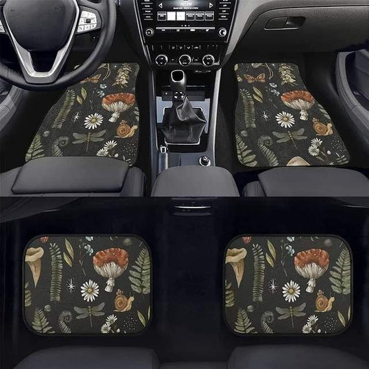 Universelle Auto-Fußmatten im Pilz-Design
