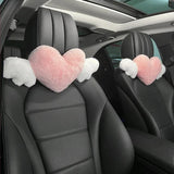 Almohada de soporte lumbar en forma de corazón para automóvil