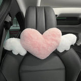 Almohada de soporte lumbar en forma de corazón para automóvil