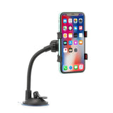 Soporte universal para teléfono de coche con rotación de 360° para salpicadero - Soporte para GPS y teléfono móvil