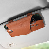Multi-Function Car Sun Visor Glasses Storage Case
