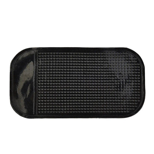 Almohadilla adhesiva antideslizante para salpicadero de coche de 13x7 cm: alfombrilla antideslizante de silicona multiusos para perfumes, teléfonos y más