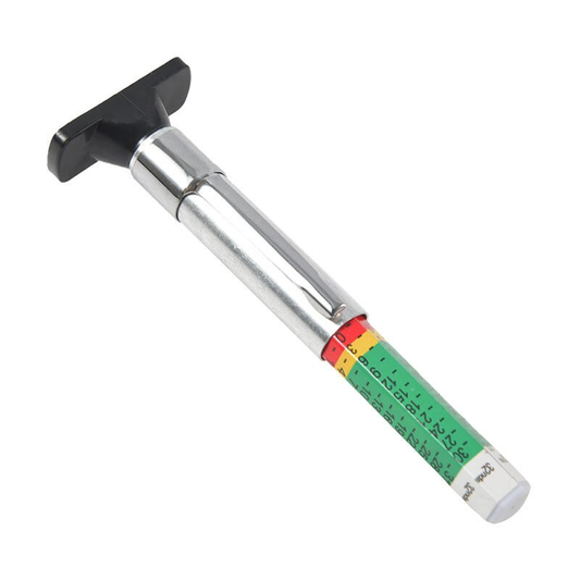 Medidor universal de profundidad de la banda de rodadura de neumáticos codificado por colores: monitor del estado de los neumáticos fácil de usar