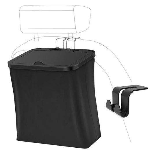 Auto-Mülleimer aus Leder: Wasserdichter, faltbarer und vielseitiger Organizer