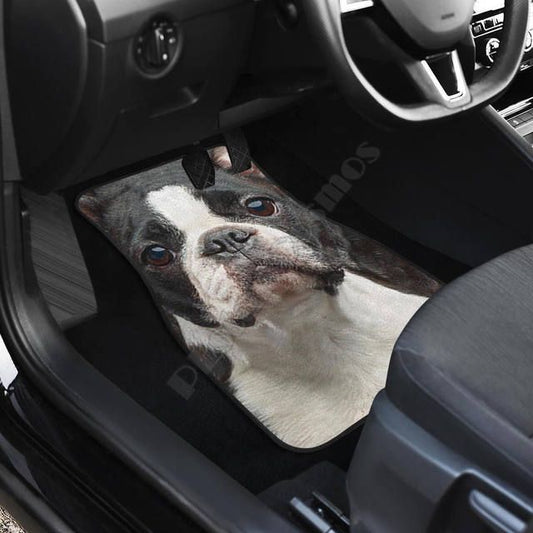 Lustige Boston Terrier 3D Auto Fußmatten