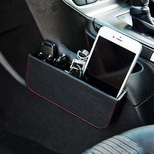 Caja de almacenamiento y organizador para el espacio del asiento del automóvil