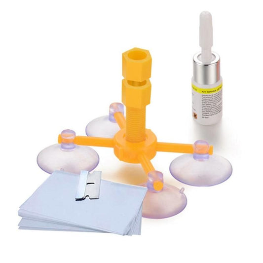 Kit de reparación de grietas de parabrisas DIY: sellador de resina de vidrio de fijación rápida para ventanas de automóviles