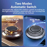 Difusor de aromaterapia para automóvil con forma de ovni y energía solar