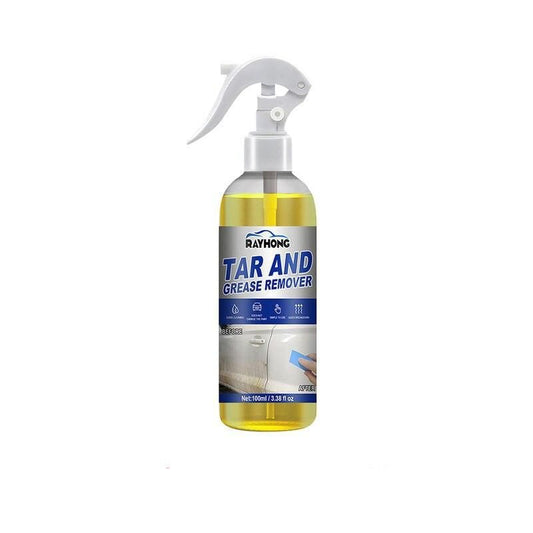 Spray eliminador de aceite, alquitrán y grasa para automóvil - Fórmula a base de solvente de 100 ml
