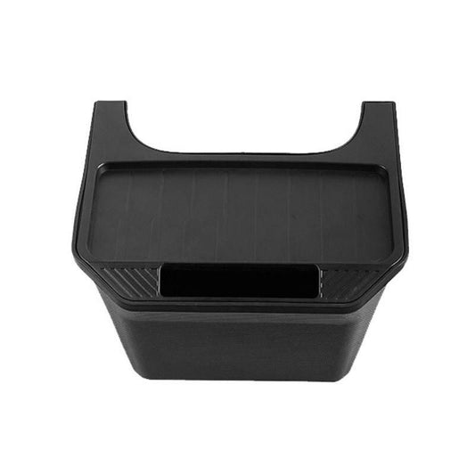 Organizador de almacenamiento debajo del asiento Tesla Model Y con bote de basura incorporado