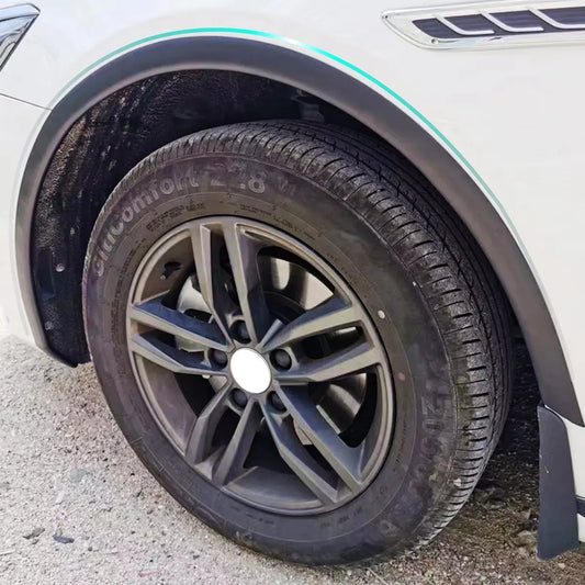 Protectores universales para pasos de rueda y kit de guardabarros para coche