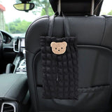 Porta pañuelos para coche con diseño de oso de dibujos animados