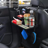 Klappbares Auto-Rücksitztablett mit Getränkehalter