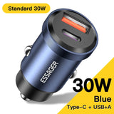 30W/45W Dual USB Car Charger with Fast Charging for iPhone and Android