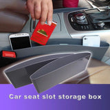 Organizador de relleno para espacio de asiento de automóvil con portavasos - Solución de almacenamiento con múltiples compartimentos
