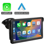 Reproductor de vídeo multimedia para coche con pantalla táctil de 7 pulgadas con CarPlay y Android Auto