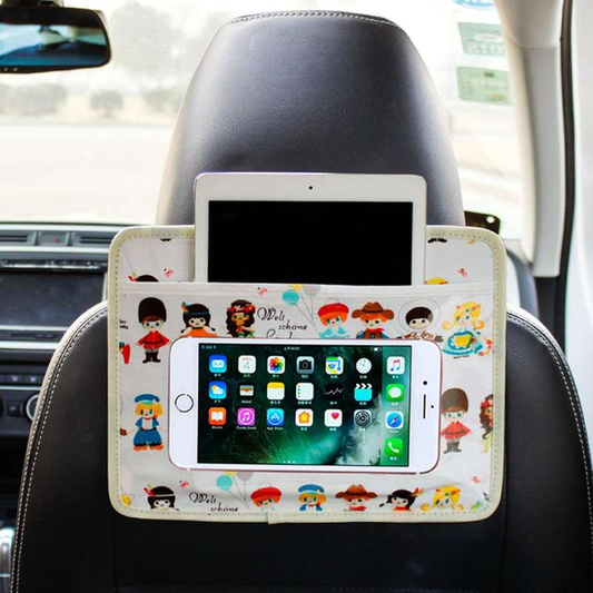 Versátil soporte para teléfono y tableta en el reposacabezas del automóvil: perfecto para niños y entretenimiento mientras viajan