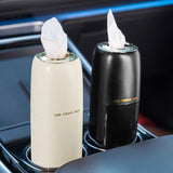 Compact Round Car Tissue Holder