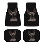 Universelles Auto-Fußmatten-Set mit Sphinx-Katzen-Aufdruck (4-teilig)