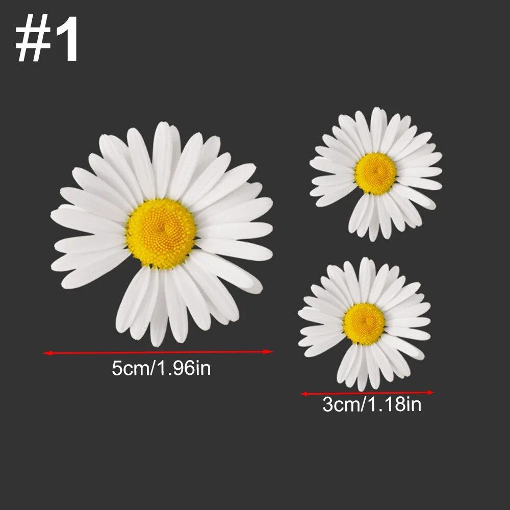 Wasserfestes Blumen Vinyl Auto Aufkleber Set