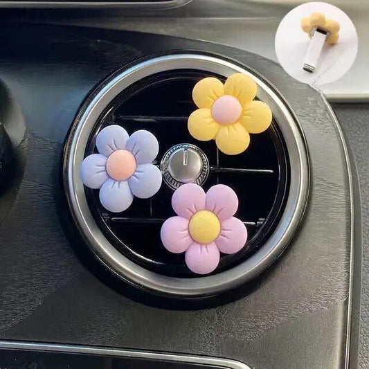 Clip colorido del perfume de la flor, decoración de la salida de aire del coche