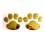 3D Paw Print Car Stickers - Adhesive Animal Footprint Decals