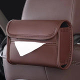 Luxury Leather Car Tissue Box Holder