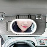 Espejo de tocador para coche con pantalla táctil LED