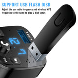 Duales USB-Bluetooth-Autoladegerät mit FM-Transmitter und MP3-Player