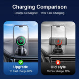 15W Fast Charging Magnetic Car Phone Holder