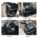 Papelera para coche plegable e impermeable y organizador interior