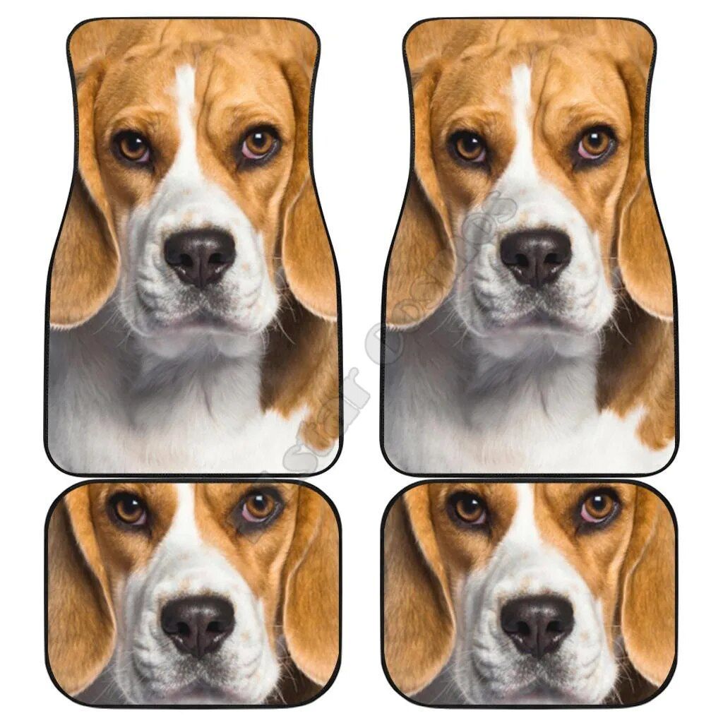 Lustige Boston Terrier 3D Auto Fußmatten