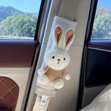 Plush Doll Rabbit Bear Car Seat Belt Shoulder Cover