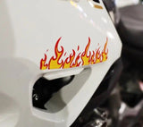 Vinyl Fire Stickers for Car, Motorcycle & Laptop